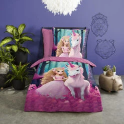 Pure Unicorn Kinderdekbedovertrek Roze -Leen Bakker Winkel 87d9c4db4e1248b9a58cdfd3228bea92
