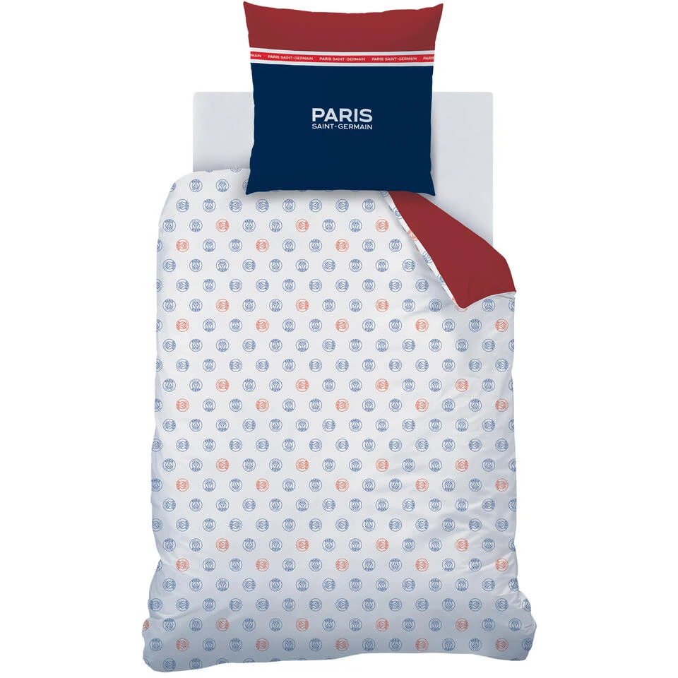 Paris Saint Germain Dekbedovertrek Minimaliste - 140 X 200 Cm - Katoen 6 Paris Saint Germain Dekbedovertrek Minimaliste - 140 X 200 Cm - Katoen - Afbeelding 4