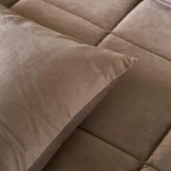 Dekbed Zonder Overtrek – Velvet – Superzacht & Wasbaar – Taupe -Leen Bakker Winkel 8a6f3fab61944fec819d319643960109
