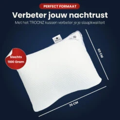 Troonz Hoofdkussen Dreamscape Plus - Ergonomisch - 60 X 70 14 Troonz Hoofdkussen Dreamscape Plus - Ergonomisch - 60 X 70 -Leen Bakker Winkel 8c81da643efb437da897f6e74b4e39c5