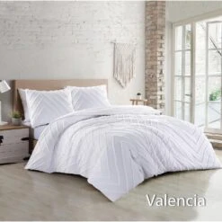 Papillon Valencia Dekbedovertrek - Eenpersoons - 140x200/220 Cm - Wit -Leen Bakker Winkel 8d43e241c8e94d8b99921f09a8491fb6 1