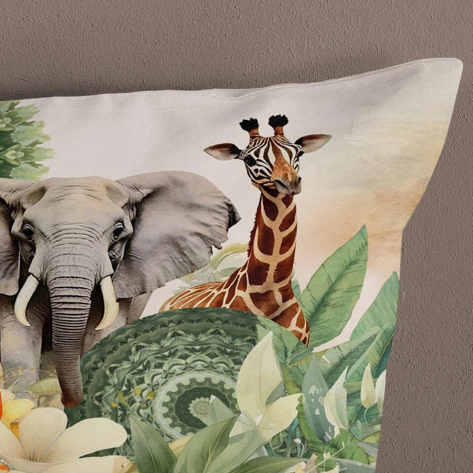 HIP Collectie Sagadar Dekbedovertrek Groen-2-persoons (200 X 200/220 Cm) 7 HIP Collectie Sagadar Dekbedovertrek Groen-2-persoons (200 X 200/220 Cm) - Afbeelding 5