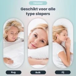 Troonz Hoofdkussen Six Bamboe - 60 X 70 Cm -Leen Bakker Winkel 9673494e88e0484db4a0c0295cf37e85