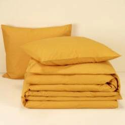 Moodit Dekbedovertrek Basil Sunshine - Hotelmaat - 260 X 240 Cm - Katoen -Leen Bakker Winkel 96d6b67073c2496c930139e2619b1096