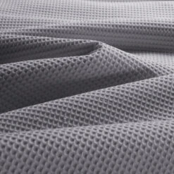 Zavelo DeLuxe Waffle Dekbedovertrek Antraciet-Lits-jumeaux (240 X 200/220 Cm) -Leen Bakker Winkel 975e6d65c6b84b2c9fe6242bde8d7eb0