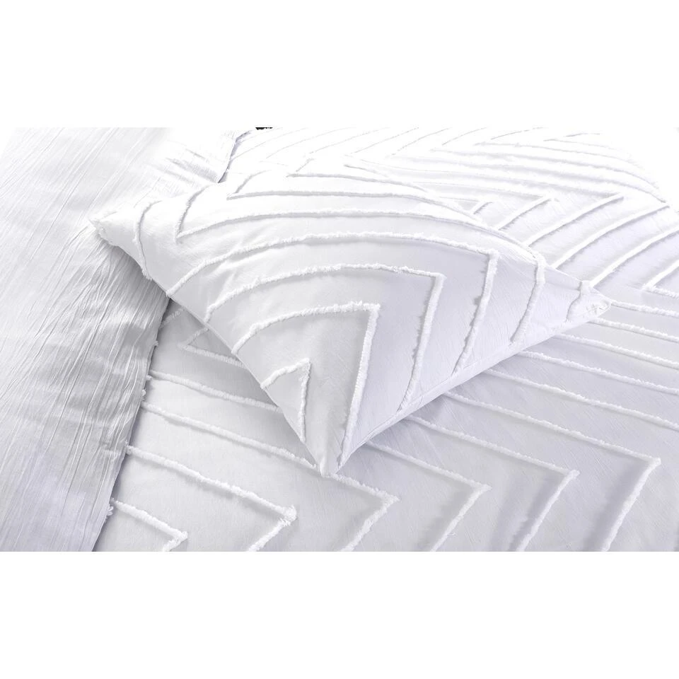 Papillon Valencia Dekbedovertrek - Lits-jumeaux - 240x200/220 Cm - Wit 5 Papillon Valencia Dekbedovertrek - Lits-jumeaux - 240x200/220 Cm - Wit - Afbeelding 3