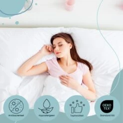 Waterdichte Matrasbeschermer Splittopper Hoeslaken Badstof-Lits-jumeaux (180x... -Leen Bakker Winkel a00ffe97614742388538c013f3cf667f