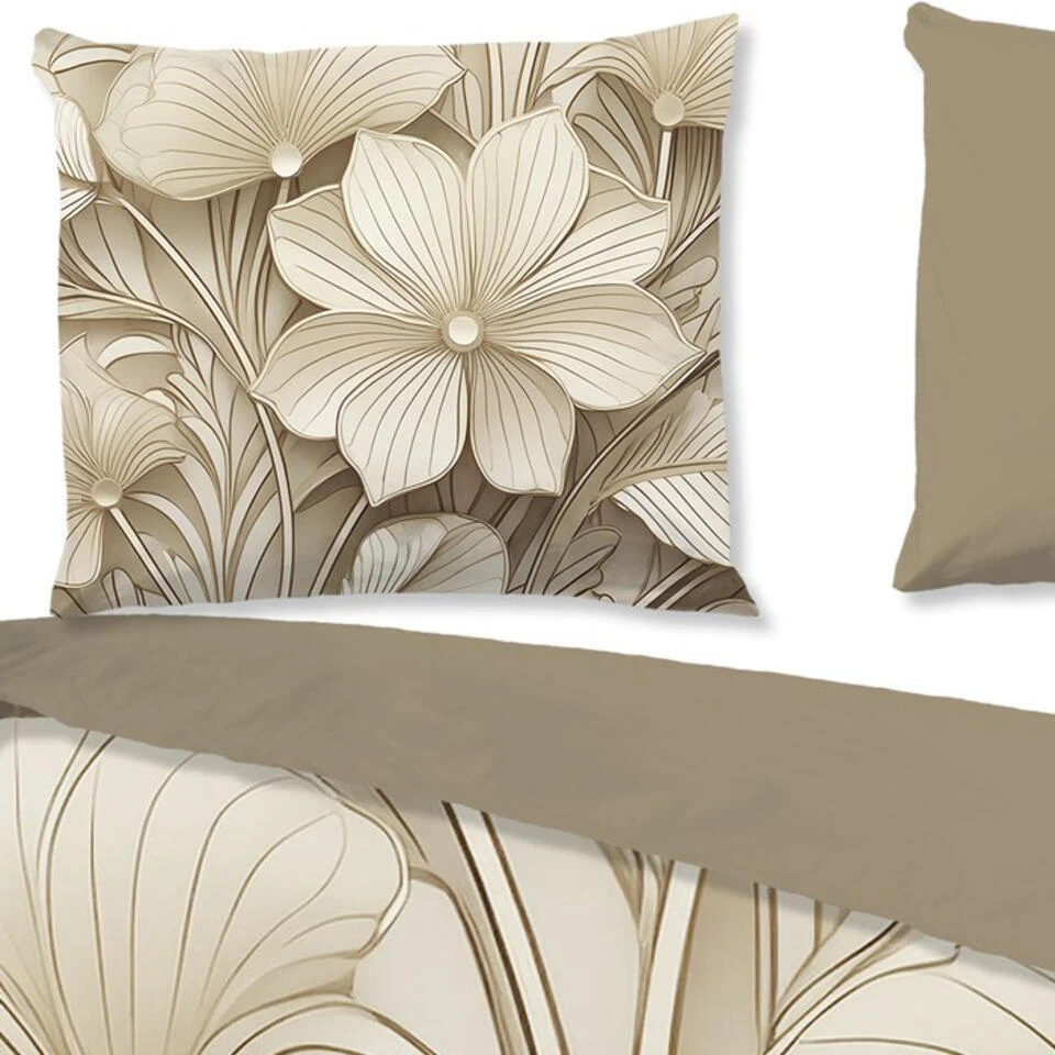 Good Morning Artdeco Dekbedovertrek Zand-2-persoons (200 X 200/220 Cm) 4 Good Morning Artdeco Dekbedovertrek Zand-2-persoons (200 X 200/220 Cm) - Afbeelding 2