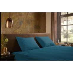 Pure Dekbedovertrek "uni Dessin" - Petrol - (140x200/220 Cm) - Microfiber -Leen Bakker Winkel a0d03ec731ab45fa8ccca43a2082f5db