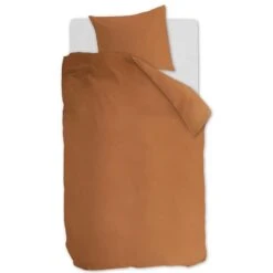 Ambiante Cotton Uni Dekbedovertrek - 240x200/220 - Oranje -Leen Bakker Winkel a708d7fc82b2450390bc9147e9a70f4d 3
