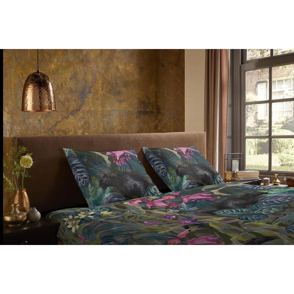 Pure Dekbedovertrek "bladeren / Jungle" - Multi - (240x200/220 Cm) - Microfiber 6 Pure Dekbedovertrek "bladeren / Jungle" - Multi - (240x200/220 Cm) - Microfiber - Afbeelding 4