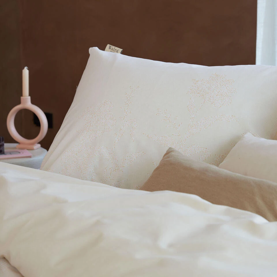 Walra - Dekbedovertrek Yarrow Elegance - 140x220 Cm - Zand 11 Walra - Dekbedovertrek Yarrow Elegance - 140x220 Cm - Zand - Afbeelding 9