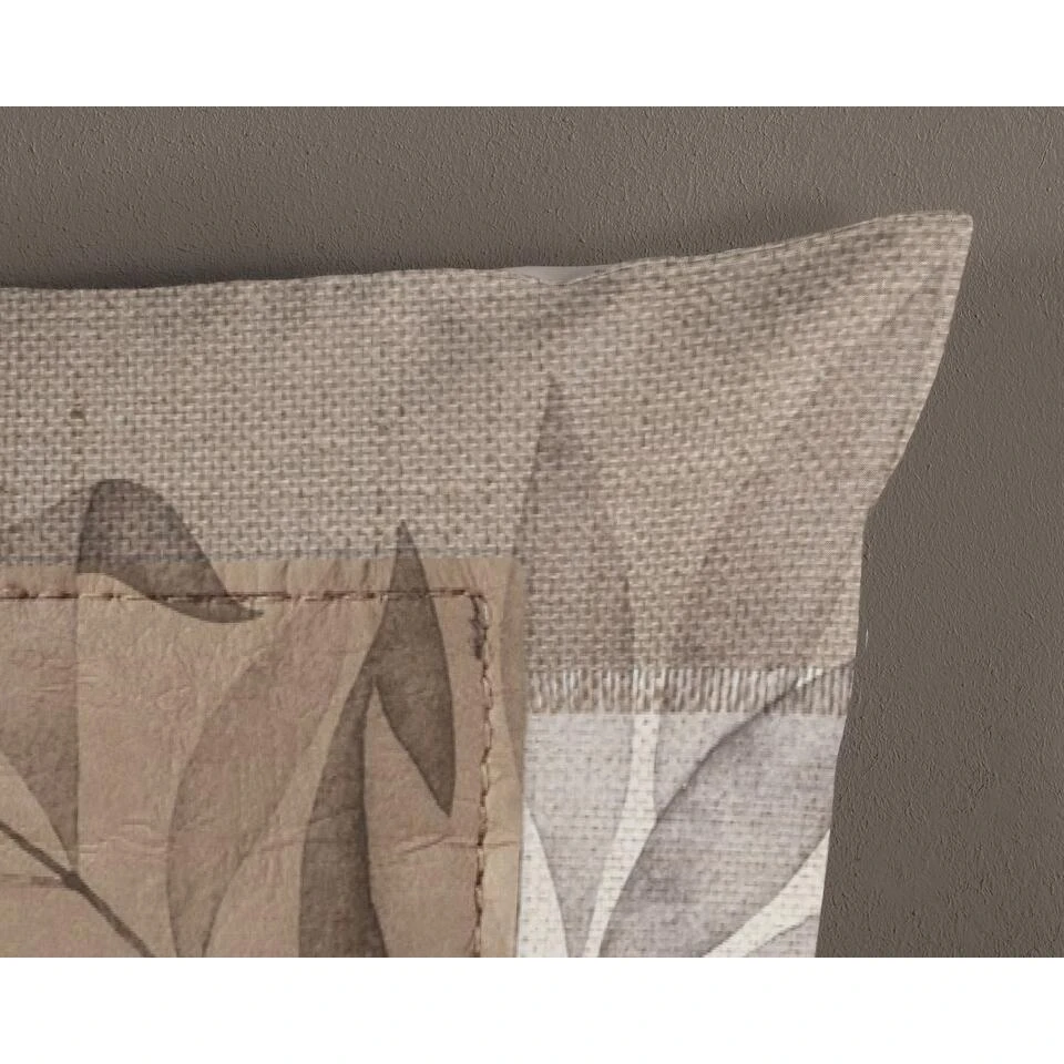 Pure Dekbedovertrek "Abstrakt/ Warm" - Zand - (200x200/220 Cm) - Microfiber 6 Pure Dekbedovertrek "Abstrakt/ Warm" - Zand - (200x200/220 Cm) - Microfiber - Afbeelding 4