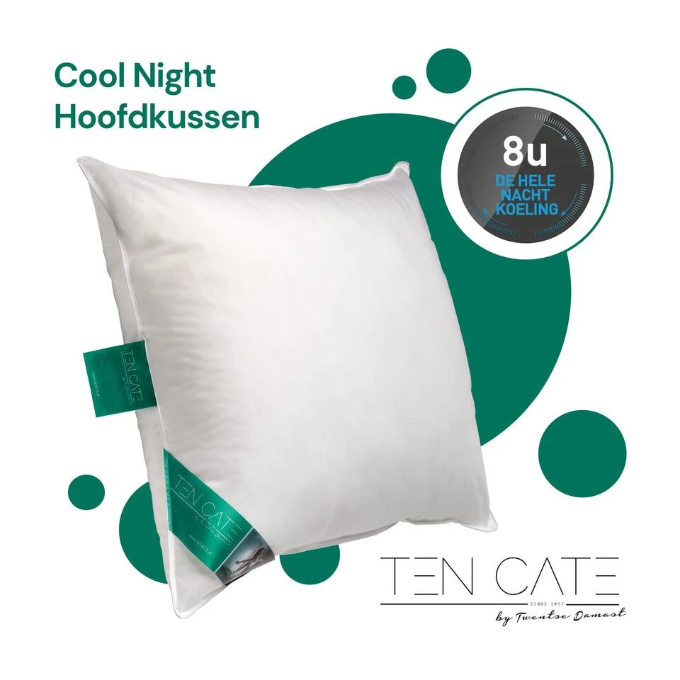 Ten Cate Cool Night Synthetisch Hoofdkussen - 60x70 5 Ten Cate Cool Night Synthetisch Hoofdkussen - 60x70 - Afbeelding 3