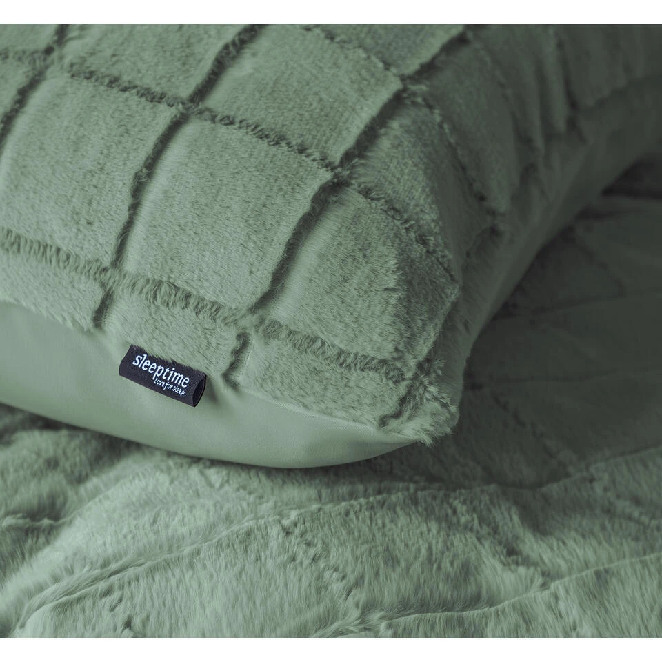 Dekbedovertrek 240x220 – Furry Check Design & Zacht Warm Fleece 6 Dekbedovertrek 240x220 – Furry Check Design & Zacht Warm Fleece - Afbeelding 4
