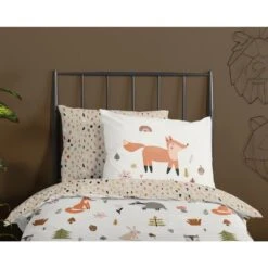 Good Morning Kinderdekbedovertrek "vos" - Multi - (140x200/220 Cm) - Katoen -Leen Bakker Winkel af4b1c138f734a5587983de1a6a3ac2b