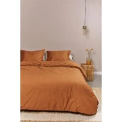 Ambiante Cotton Uni Dekbedovertrek - 260x200/220 - Oranje -Leen Bakker Winkel b13ef7f58b3747fd86301e0e141d775b