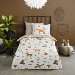 Good Morning Kinderdekbedovertrek "vos" - Multi - (140x200/220 Cm) - Katoen -Leen Bakker Winkel b370c41841214df594a95a73835488cc