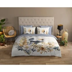 Good Morning Kraanvogel Dekbedovertrek Multi-Lits-jumeaux (240 X 200/220 Cm) -Leen Bakker Winkel b5ef6e5b4ac343b4a628bfcb1eaf6699