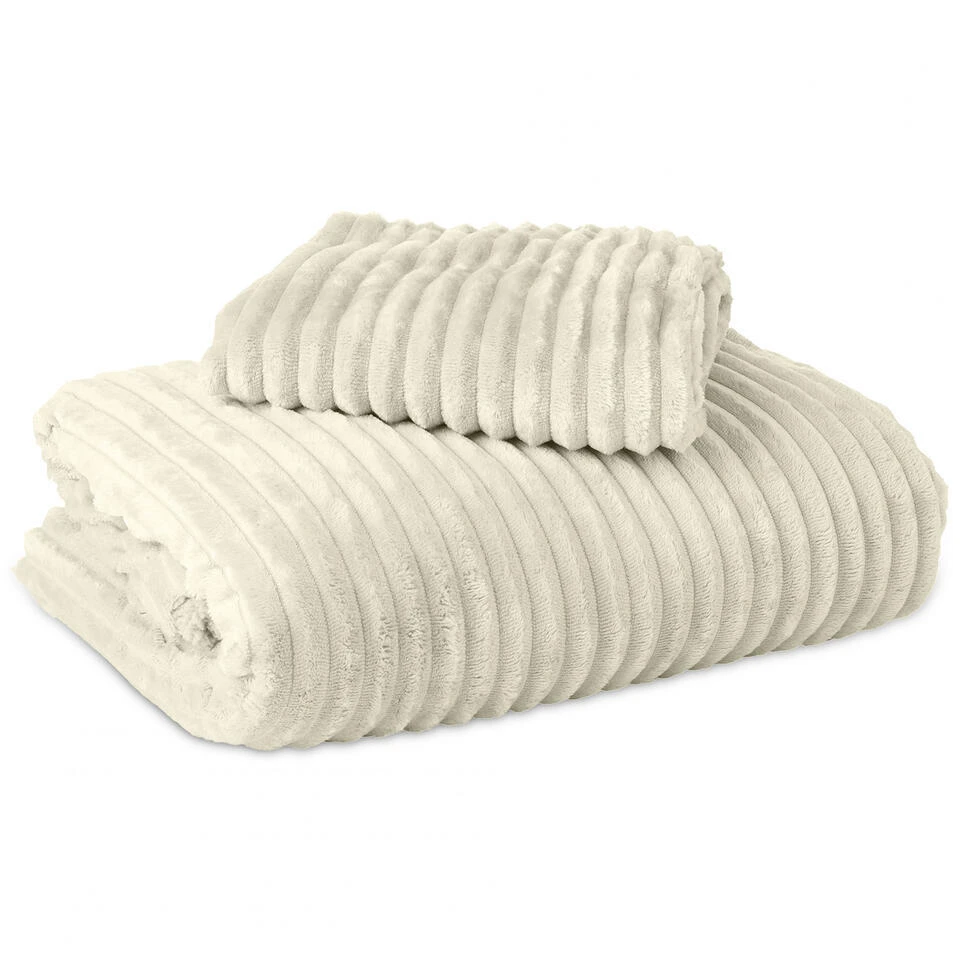 Dekbedovertrek Teddy Rib 140x220 – Fluweelzacht & Knus Design - Beige 10 Dekbedovertrek Teddy Rib 140x220 – Fluweelzacht & Knus Design - Beige - Afbeelding 8