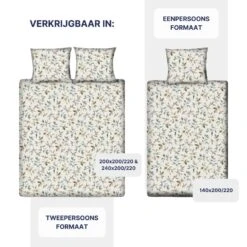 Ten Cate Katoenen Dekbedovertrek - 240x200/220 Cm - Fria -Leen Bakker Winkel b6c842f71a7649f3836598c6dcf0c756