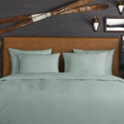 Zavelo Flanellette Effen Dekbedovertrek Groen-1-persoons (140 X 200/220 Cm) -Leen Bakker Winkel b810e17f84534271ac8a12e79b80bee7