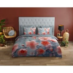 Good Morning Dekbedovertrek "bloemen" - Grijs - (200x200/220 Cm) - Katoen 14 Good Morning Dekbedovertrek "bloemen" - Grijs - (200x200/220 Cm) - Katoen -Leen Bakker Winkel b837672668e641c4a01be679167cf204