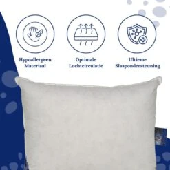 Ten Cate Halfdonzen Hoofdkussen - 60x70 - 2 Stuks -Leen Bakker Winkel b9b70263ee92424ab3a1eb88c099f9e2