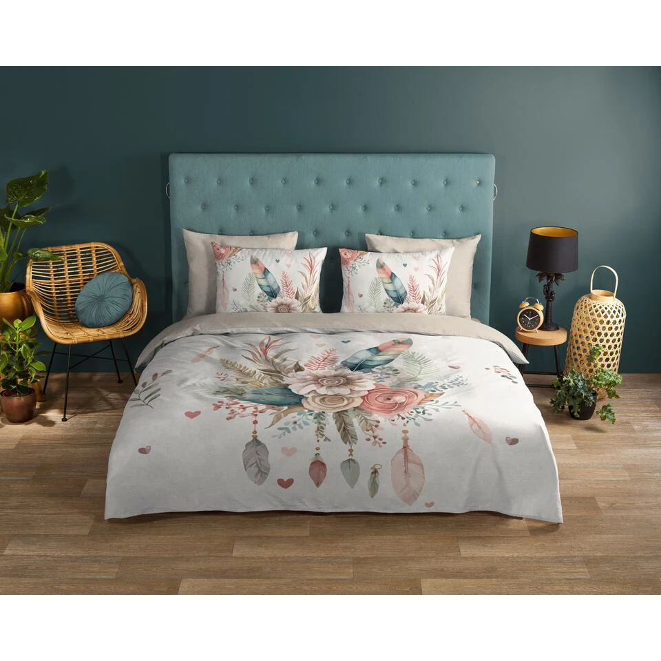 Good Morning Videl Dekbedovertrek Off-white-2-persoons (200 X 200/220 Cm) 4 Good Morning Videl Dekbedovertrek Off-white-2-persoons (200 X 200/220 Cm) - Afbeelding 2