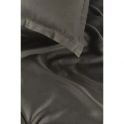 Ambiante Satin Uni Dekbedovertrek - 240x200/220 - Donker Grijs -Leen Bakker Winkel c3124021e72647e0816bd0df71b22330