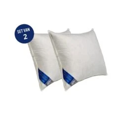 Ten Cate Halfdonzen Hoofdkussen - 60x70 - 2 Stuks -Leen Bakker Winkel c53f4b8d8ad94b9a81139408060a2c47