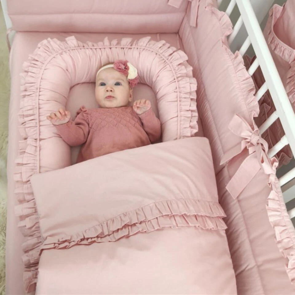 Zavelo Peuter Dekbedovertrek Royal Ruches Roze 120 X 150 Cm 4 Zavelo Peuter Dekbedovertrek Royal Ruches Roze 120 X 150 Cm - Afbeelding 2