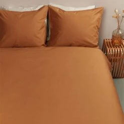 Ambiante Cotton Uni Dekbedovertrek - 140x200/220 - Oranje -Leen Bakker Winkel d0b298d22937458796eba7f67e439dac 2