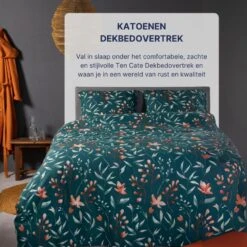 Ten Cate Katoenen Dekbedovertrek - 200x200/220 Cm - Evie -Leen Bakker Winkel d17ad14b2ffb4447aa8b32f4f360b747