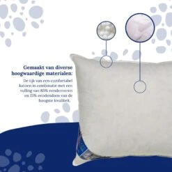 Ten Cate Halfdonzen Hoofdkussen - 60x70 - 2 Stuks -Leen Bakker Winkel d2fee5403a094365ba4c7e2d007ba8d7