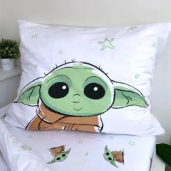 Star Wars Dekbedovertrek Baby Yoda - Eenpersoons - 140 X 200 Cm - Katoen -Leen Bakker Winkel d50a66bb62164c5e99990614031b202a