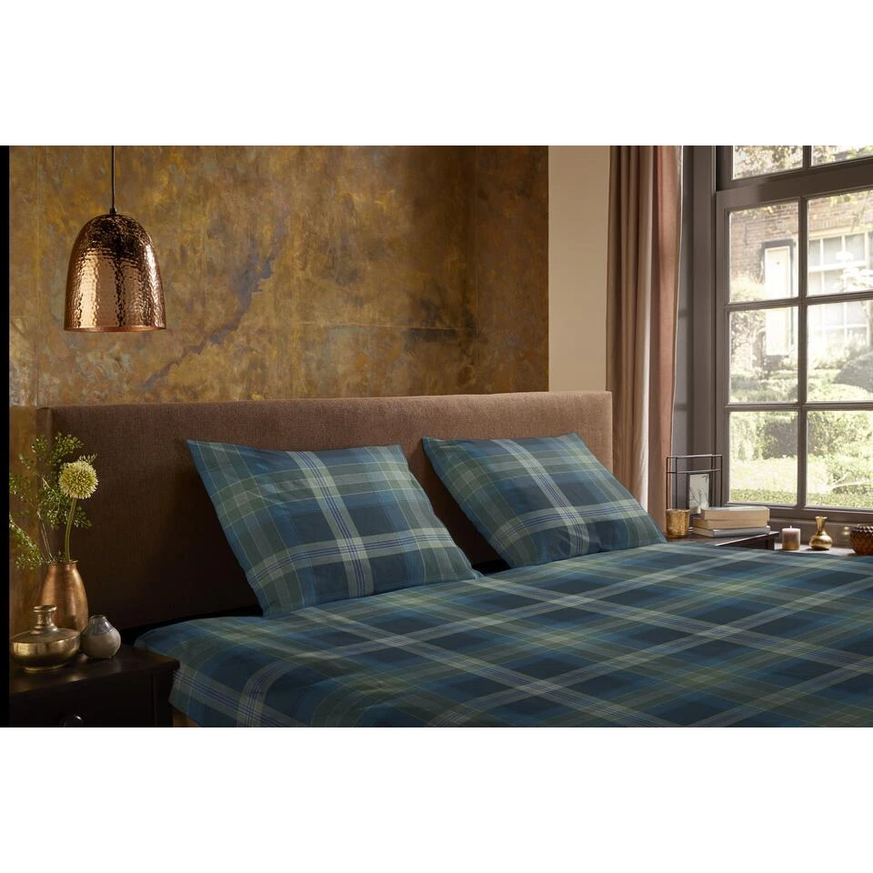 Pure Dekbedovertrek "geruite Print" - Multi - (200x200/220 Cm) - Microfiber 6 Pure Dekbedovertrek "geruite Print" - Multi - (200x200/220 Cm) - Microfiber - Afbeelding 4