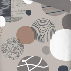 Good Morning Japandi Dekbedovertrek Grijs-1-persoons (140 X 200/220 Cm) -Leen Bakker Winkel d6b40978d06f4777a4da981619111fc9