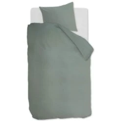Ambiante Cotton Uni Dekbedovertrek - 140x200/220 - Groen -Leen Bakker Winkel dd5f256910154c49ba9066857d9b7d5c