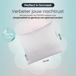 Troonz Hoofdkussen One - Verkoelend, Afmeting 60 X 70 Cm -Leen Bakker Winkel ddfef7b71f1f42608db7c41e43af7867