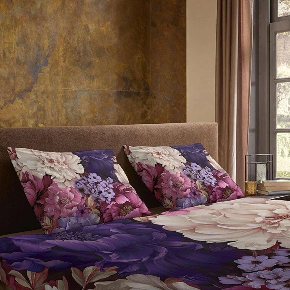 Pure Dekbedovertrek "" - Paars - (240x200/220 Cm) - Microfiber 8 Pure Dekbedovertrek "" - Paars - (240x200/220 Cm) - Microfiber - Afbeelding 6