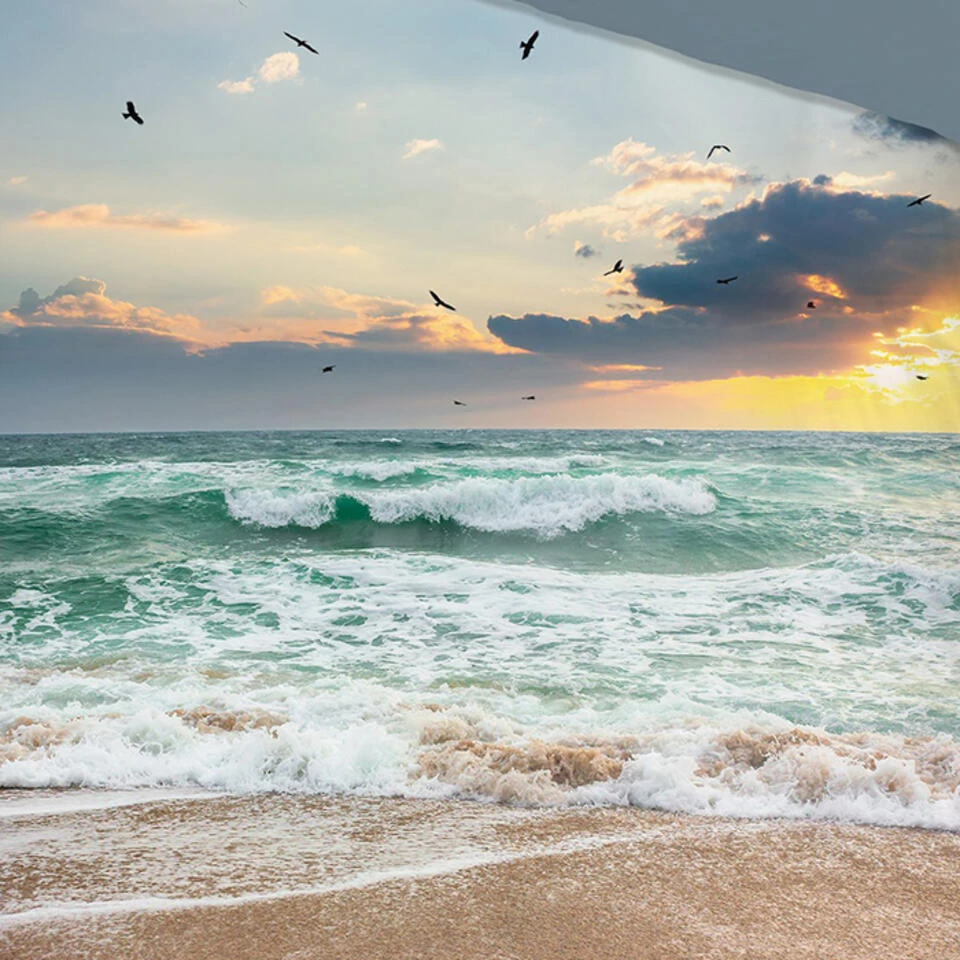 Pure Strand En Zee Dekbedovertrek Multi-Lits-jumeaux (240 X 200/220 Cm) 5 Pure Strand En Zee Dekbedovertrek Multi-Lits-jumeaux (240 X 200/220 Cm) - Afbeelding 3