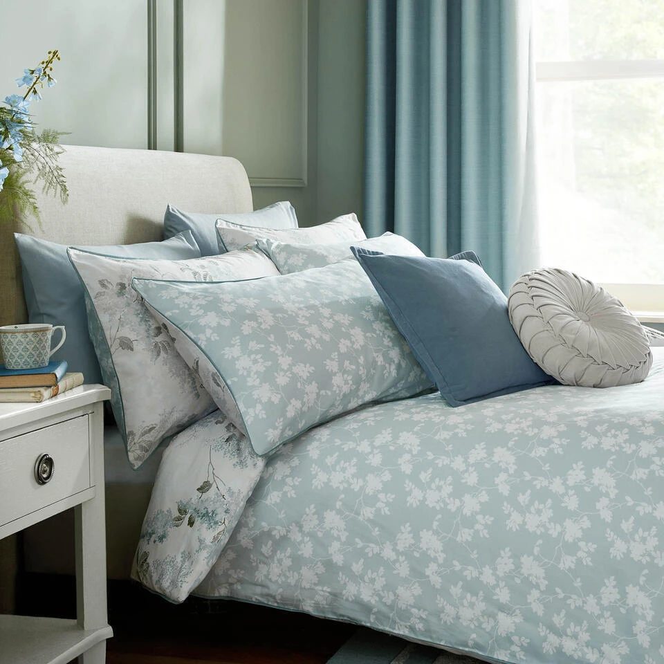 Laura Ashley Mirabelle Pale Seaspray Dekbedovertrek Tweepersoons 200 X 5 Laura Ashley Mirabelle Pale Seaspray Dekbedovertrek Tweepersoons 200 X - Afbeelding 3