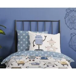 Good Morning Kinderdekbedovertrek "robots" - Multi - (140x200/220 Cm) - Katoen 13 Good Morning Kinderdekbedovertrek "robots" - Multi - (140x200/220 Cm) - Katoen -Leen Bakker Winkel edfd1f248e8341799dc4411f4e99b805