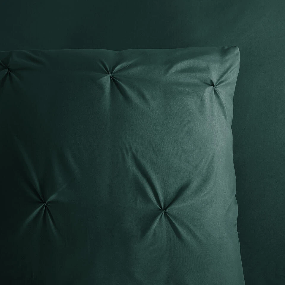 Pure Dekbedovertrek Luxe Chesterfield Groen-1-persoons (140 X 200/220 Cm) 8 Pure Dekbedovertrek Luxe Chesterfield Groen-1-persoons (140 X 200/220 Cm) - Afbeelding 6