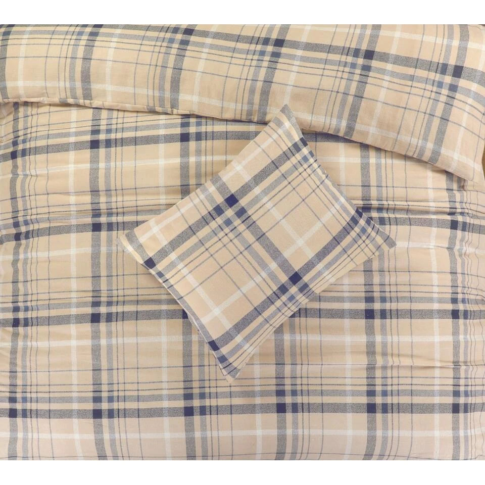Day Dream Dekbedovertrek Sölden Flanel - 240x200/220cm - Beige 7 Day Dream Dekbedovertrek Sölden Flanel - 240x200/220cm - Beige - Afbeelding 5