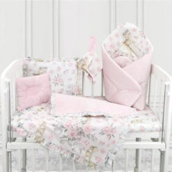 Zavelo Ledikant Dekbedovertrek Hertje Roze 100 X 135 Cm -Leen Bakker Winkel fb67bc60c9184796b59d668434cd52b0 1