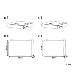 MESSINA - Kussenhoezen Set - Beige - Polyester -Leen Bakker Winkel febf249f32bf4327ac201f4cc58d754c