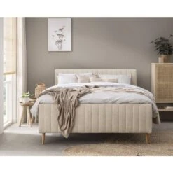 Royal Dekbedovertrek Naomi Paardenbloem - Beige - 200x220/250 Cm -Leen Bakker Winkel sf 12850680 9050