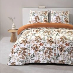 Dekbedovertrek Celina - Wit/terra - 200x220 Cm 7 Dekbedovertrek Celina - Wit/terra - 200x220 Cm -Leen Bakker Winkel sf 31106708 9050